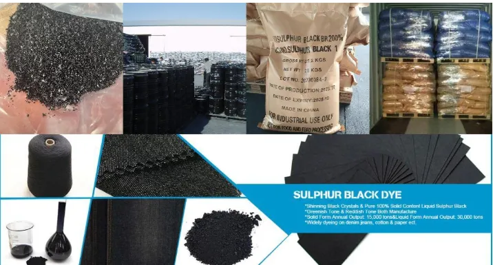Sulphur Black Sulfur Black C.I.NO.Bk1 factory